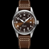  Shop Authentic IWC Pilot's Watch Mark XVII Edition "Antoine De Saint Exupery" Brown Dial Brown Leather Strap Watch for Men - IW327003 - Luxxuri