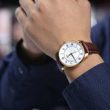  Shop Authentic Mido Baroncelli III Automatic Silver Dial Brown Leather Strap Watch For Men - M8600.2.21.8 - Luxxuri