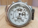  Shop Authentic Michael Kors Runway Chronograph Quartz Silver Dial Silver Steel Strap Watch For Women - MK5574 - Luxxuri