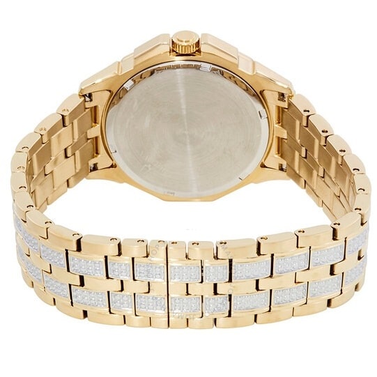  Shop Authentic Bulova Crystal Collection Octova White Dial Gold Steel Strap Watch for Men - 98C126 - Luxxuri