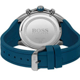  Shop Authentic Hugo Boss Distinct Blue Dial Blue Rubber Strap Watch for Men - 1513856 - Luxxuri