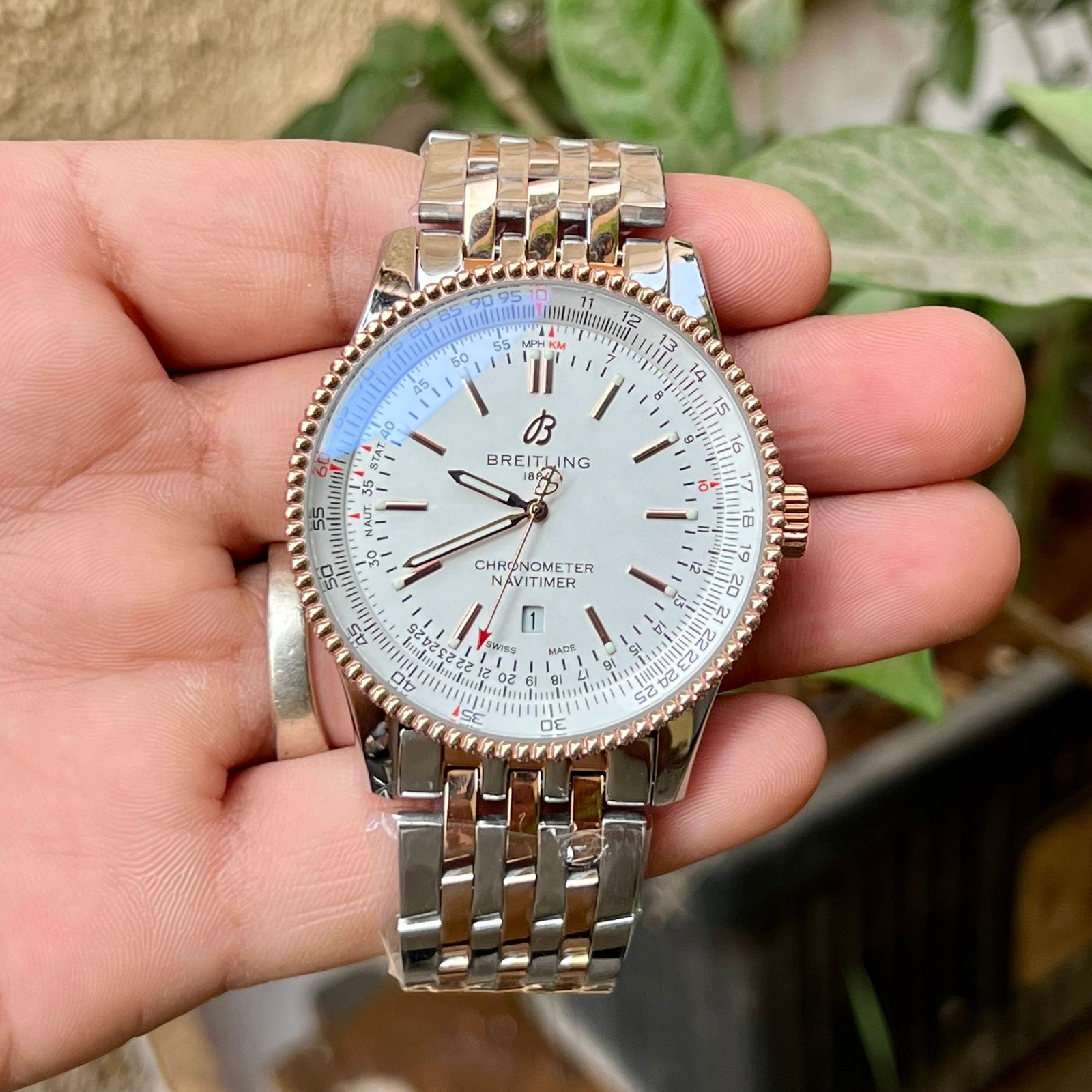  Shop Authentic Breitling Navitimer Automatic 38mm Stainless Steel Mens Watch - A17325211G1A1 - Luxxuri