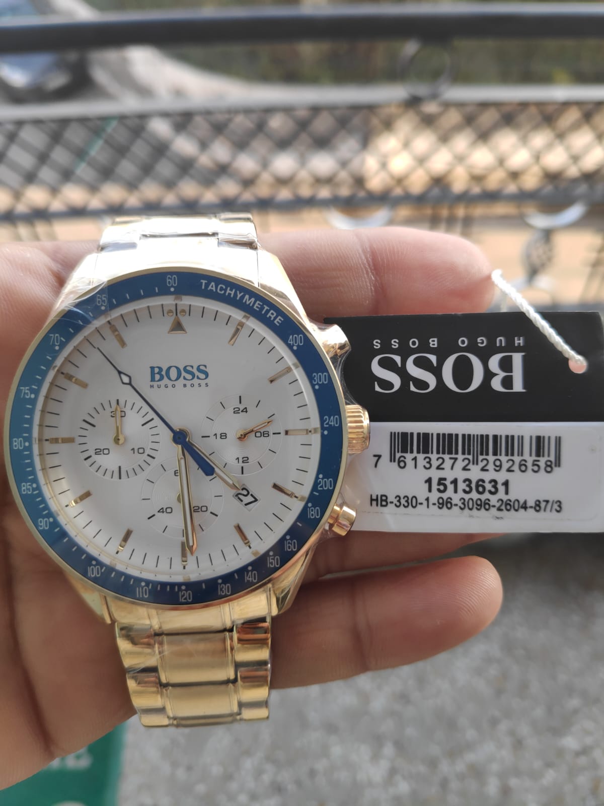  Shop Authentic Hugo Boss Trophy White Dial Gold Steel Strap Watch for Men - 1513631 - Luxxuri