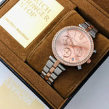  Shop Authentic Michael Kors Sofie Chronograph Quartz White Dial Two Tone Steel Strap Watch For Women - MK6558 - Luxxuri