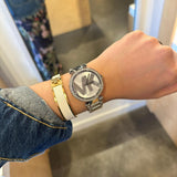  Shop Authentic Michael Kors Parker Quartz Silver Dial Silver Steel Strap Watch For Women - MK6658 - Luxxuri