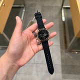  Shop Authentic Michael Kors Jessa Quartz Black Dial Black Silicone Strap Watch For Women - MK7266 - Luxxuri