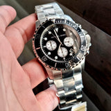  Shop Authentic Michael Kors Everest Chronograph Black Dial Silver Steel Strap Watch For Men - MK8256 - Luxxuri
