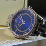  Shop Authentic Michael Kors Lauryn Quartz Blue Dial Two Tone Steel Strap Watch For Women - MK3929 - Luxxuri