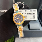  Shop Authentic Tag Heuer Aquaracer Calibre 5 Blue Dial Two Tone Steel Strap Watch for Women - WBD2120.BB0930 - Luxxuri