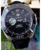  Shop Authentic Tag Heuer Aquaracer Calibre 5 Moon Black Dial Black Nylon Strap Watch for Men - WAY201J.FC6370 - Luxxuri