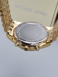  Shop Authentic Michael Kors Lexington Crystals Gold Dial Gold Steel Strap Watch for Men - MK8494 - Luxxuri