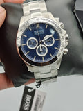  Shop Authentic Hugo Boss Ikon Blue Dial Silver Steel Strap Watch for Men - 1512963 - Luxxuri