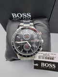  Shop Authentic Hugo Boss Rafale Chronograph Black Dial Silver Steel Strap Watch for Men - 1513509 - Luxxuri