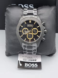  Shop Authentic Hugo Boss Ikon Black Dial Black Steel Strap Watch for Men - 1513278 - Luxxuri