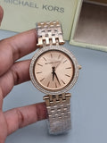  Shop Authentic Michael Kors Darci Rose Gold Dial with Diamonds Rose Gold Stainless Steel Strap Watch for Women - MK3192 - Luxxuri