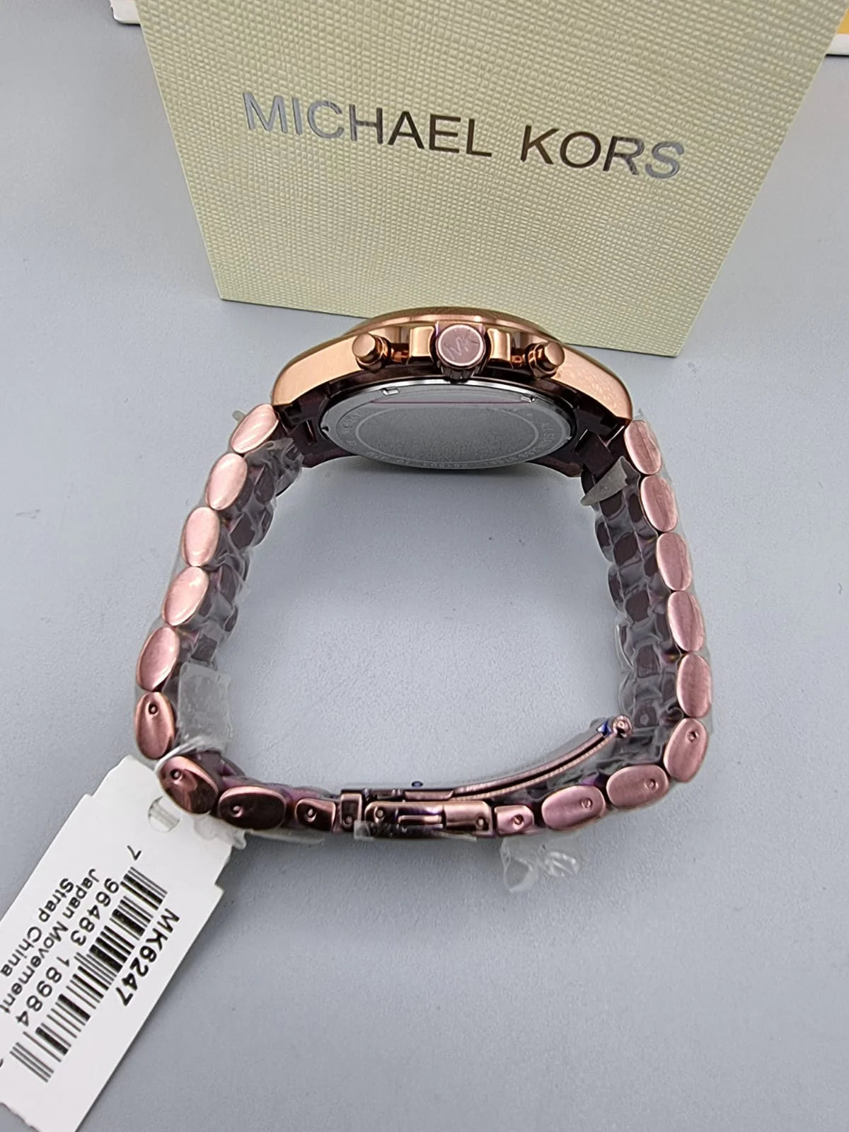  Shop Authentic Michael Kors Bradshaw Chronograph Brown Dial Brown Steel Strap Watch For Women - MK6247 - Luxxuri