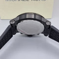 Michael Kors Dylan Black Dial Black Rubber Strap Watch for Men - MK8152
