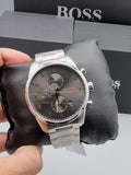 Shop Authentic Hugo Boss Skymaster Grey Dial Two Tone Steel Strap Watch for Men - 1513789 - Luxxuri