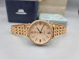  Shop Authentic Fossil Jacqueline Rose Gold Dial Rose Gold Steel Strap Watch for Women - ES3632 - Luxxuri