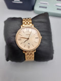  Shop Authentic Fossil Jacqueline Rose Gold Dial Rose Gold Steel Strap Watch for Women - ES3632 - Luxxuri