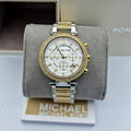  Shop Authentic Michael Kors Parker White Dial Two Tone Steel Strap Watch for Women - MK5626 - Luxxuri