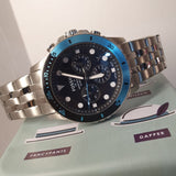  Shop Authentic Fossil FB-01 Chronograph Black Dial Silver Steel Strap Watch for Men - FS5827 - Luxxuri