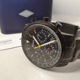  Shop Authentic Fossil Goodwin Chronograph Black Dial Black Steel Strap Watch for Men - FS5413 - Luxxuri