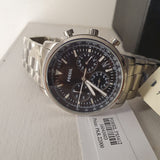  Shop Authentic Fossil Goodwin Chronograph Black Dial Silver Steel Strap Watch for Men - FS5412 - Luxxuri