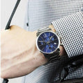 Shop Authentic Calvin Klein City Chronograph Blue Dial Silver Steel Strap Watch for Men - K2G2714N - Luxxuri