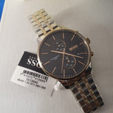  Shop Authentic Hugo Boss Associate Chronograph Black Dial Two Tone Steel Strap Watch for Men - 1513840 - Luxxuri