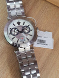  Shop Authentic Versace Aion Chronograph White Dial Silver Steel Strap Watch for Men - VBR040017 - Luxxuri
