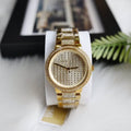  Shop Authentic Michael Kors Gabbi Crystals Gold Dial Gold Steel Strap Watch For Women - MK3985 - Luxxuri
