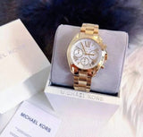  Shop Authentic Michael Kors Lexington Quartz Gold Dial Gold Steel Strap Watch For Women - MK6267 - Luxxuri