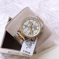  Shop Authentic Michael Kors Ritz White Dial Two Tone Steel Strap Watch for Women - MK6474 - Luxxuri