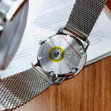  Shop Authentic Movado Bold Silver Dial Silver Mesh Bracelet Watch For Men - 3600260 - Luxxuri