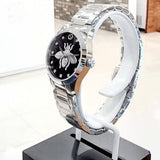  Shop Authentic Gucci G Timeless Quartz Black Dial Silver Steel Strap Watch For Women - YA1264136 - Luxxuri