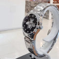  Shop Authentic Gucci G Timeless Quartz Diamonds Black Dial Silver Steel Strap Watch For Women - YA1265024 - Luxxuri