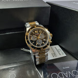  Shop Authentic Movado Series 800 Chronograph Black Dial Two Tone Steel Strap Watch For Men - 2600146 - Luxxuri