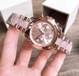  Shop Authentic Michael Kors Bradshaw Rose Gold Dial Two Tone Steel Strap Watch for Women - MK6066 - Luxxuri
