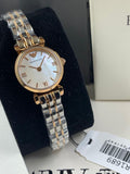  Shop Authentic Emporio Armani Mother of Pearl Dial Two Tone Steel Strap Watch For Women - AR1689 - Luxxuri
