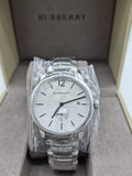  Shop Authentic Burberry The Classic Silver Dial Silver Steel Strap Watch for Men - BU10004 - Luxxuri