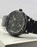  Shop Authentic Emporio Armani Meccanico Automatic Black Dial Black Steel Strap Watch For Men - AR60054 - Luxxuri