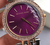  Shop Authentic Michael Kors Darci Purple Dial Two Tone Steel Strap Watch for Women - MK3353 - Luxxuri