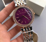 Shop Authentic Michael Kors Darci Purple Dial Two Tone Steel Strap Watch for Women - MK3353 - Luxxuri