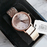  Shop Authentic Emporio Armani Dress Quartz Rose Gold Dial Rose Gold Steel Strap Watch For Women - AR11062 - Luxxuri