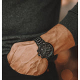  Shop Authentic Hugo Boss One Chronograph Black Dial Black Steel Strap Watch For Men - 1514001 - Luxxuri