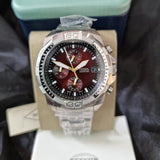  Shop Authentic Fossil Bronson Chronograph Red Dial Silver Steel Strap Watch for Men - FS5878 - Luxxuri