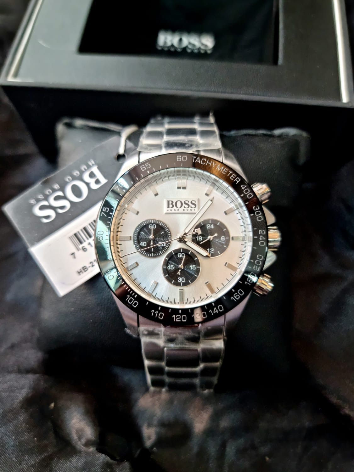  Shop Authentic Hugo Boss Ikon White Dial Silver Steel Strap Watch for Men - 1512964 - Luxxuri