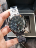  Shop Authentic Hugo Boss Skymaster Chronograph Black Dial Black Steel Strap Watch for Men - 1513785 - Luxxuri