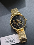  Shop Authentic Michael Kors Runway Quartz Black Dial Gold Steel Strap Watch For Women - MK6682 - Luxxuri
